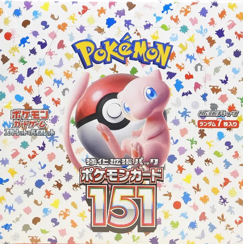 Pokémon Card 151 — factory-sealed Japanese booster box